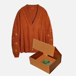 Taylor Swift The Life Of A Showgirl Cardigan Box Set Orange SIZE XL/2XL